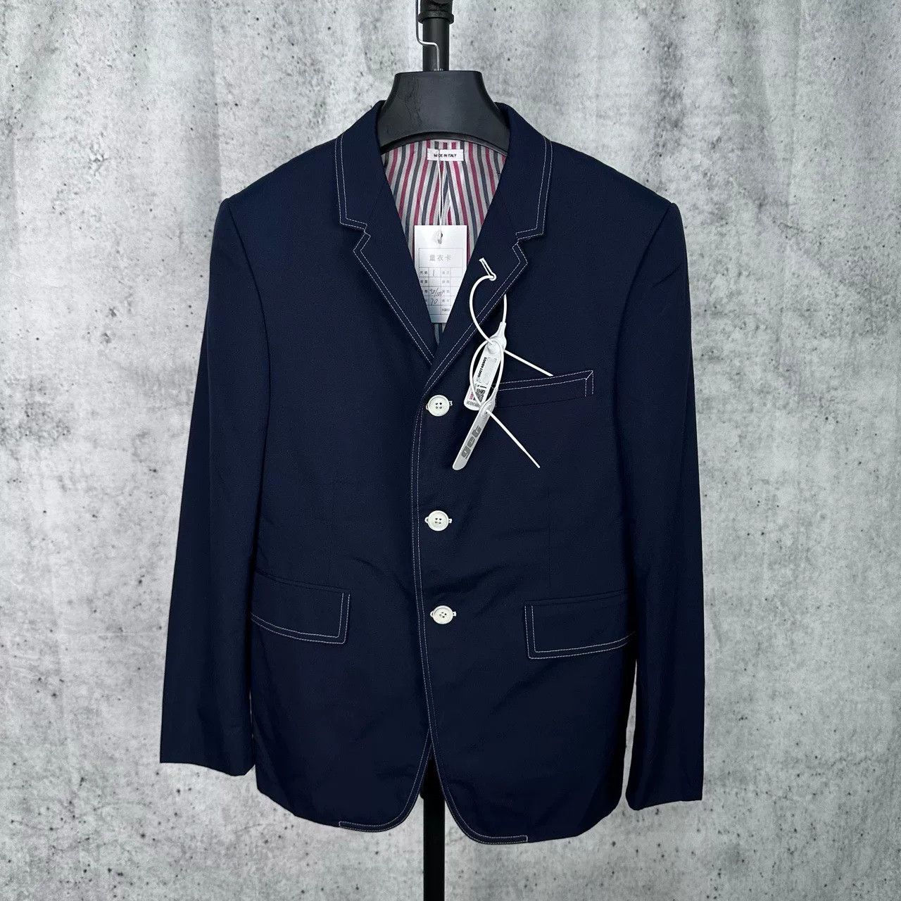 Thom Browne Thom Browne Tb College Style Blazer Size US S / EU 44-46 / 1 - 1 Thumbnail