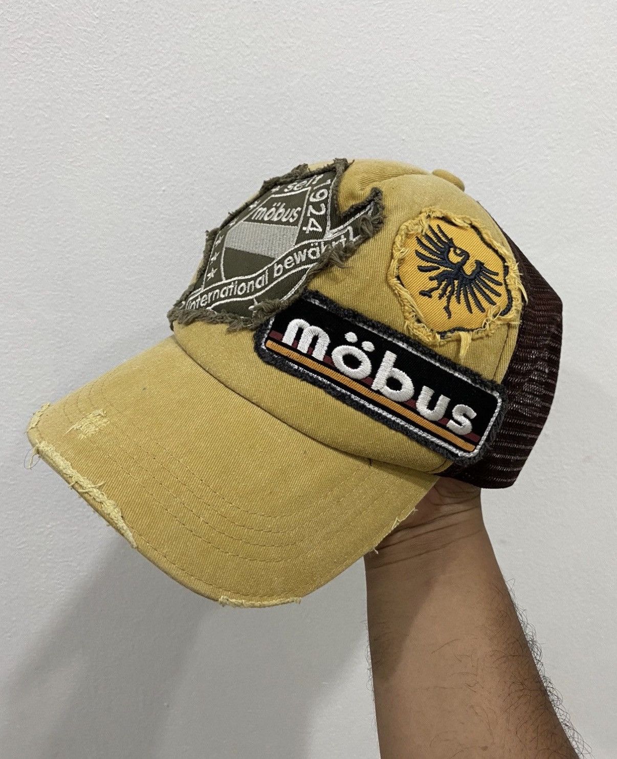 Japanese Brand VTG MOBUS Trucker Hat Size ONE SIZE - 1 Thumbnail