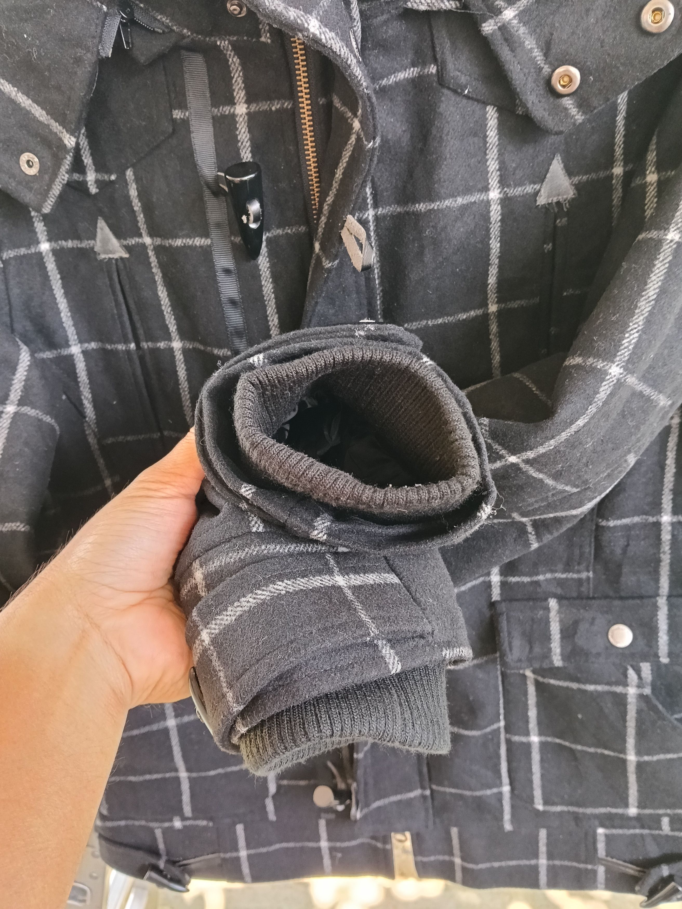Japanese Brand 💥Semantic Design Wool Hoodie Jacket 💥 Size US M / EU 48-50 / 2 - 4 Thumbnail