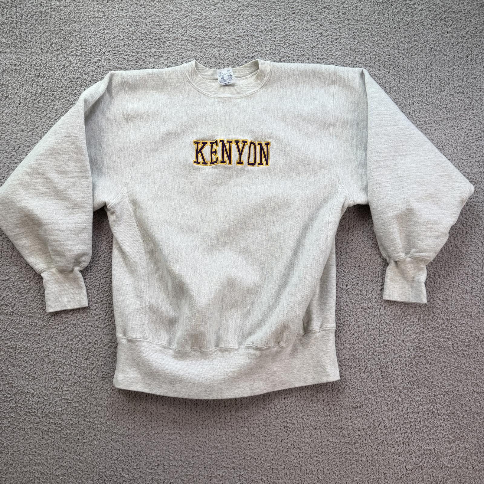 Champion Vintage Kenyon College Champion Reverse Weave Sweatshirt L Size US L / EU 52-54 / 3 - 1 Thumbnail