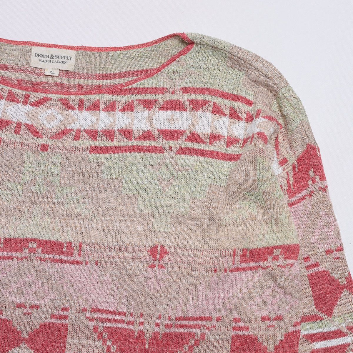 Denim & Supply Ralph Lauren Denim Supply Ralph Lauren Wide Sweater Aztec Oversize Size XL / US 12-14 / IT 48-50 - 4 Thumbnail