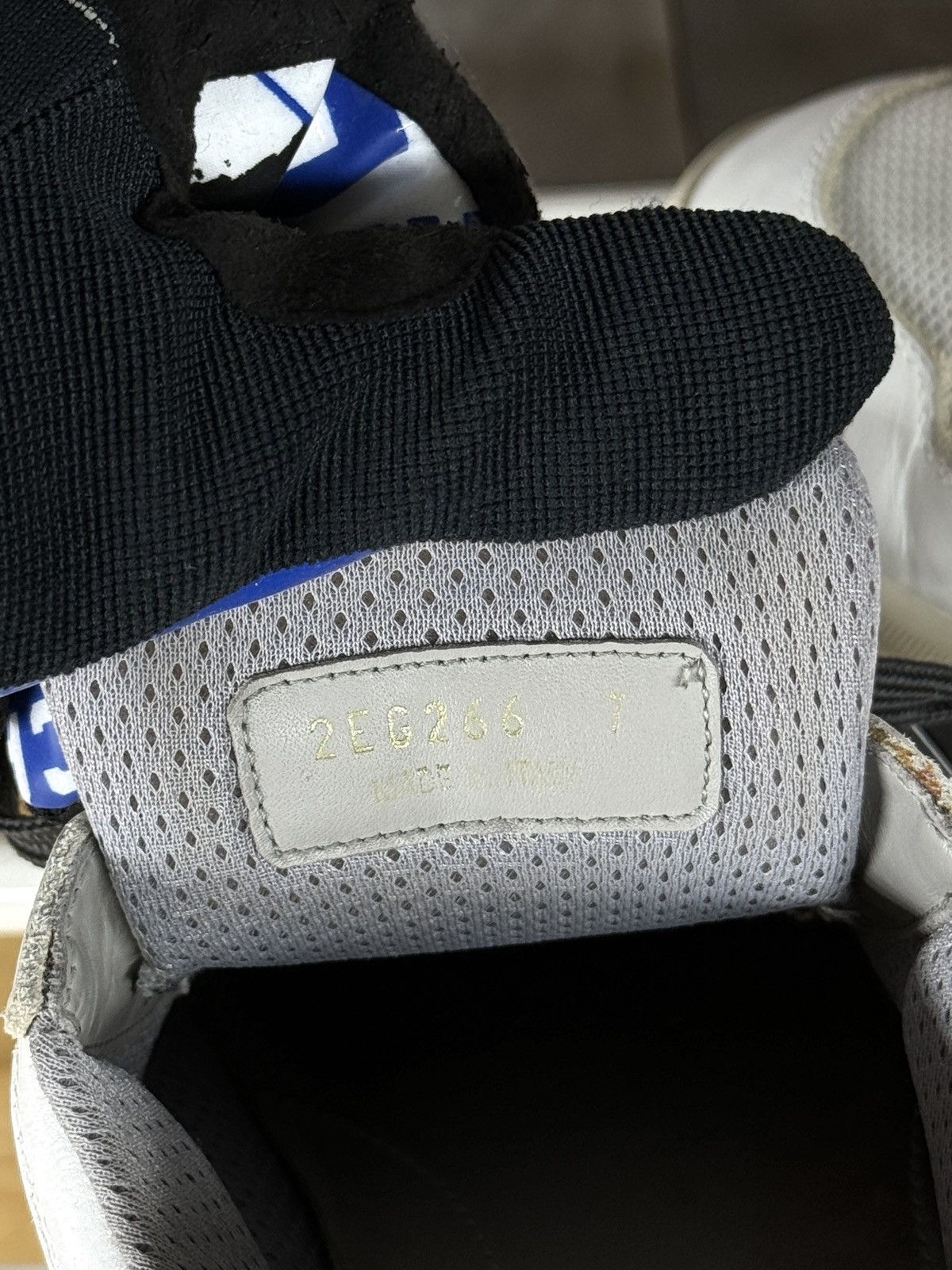 Prada Mechano Silver White Leather Strap Sneakers Size US 8.5 / EU 41-42 - 9 Thumbnail