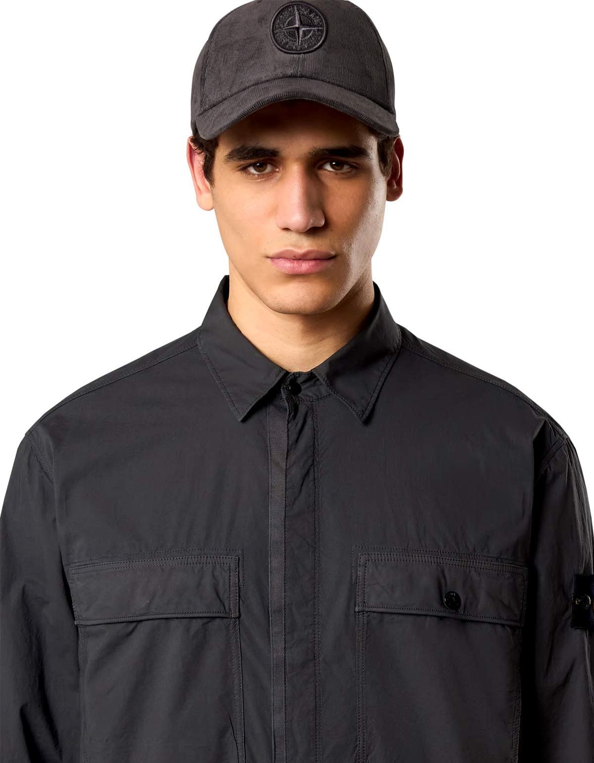 Stone Island Stone Island Black Paracadute Overshirt Size US L / EU 52-54 / 3 - 6 Thumbnail