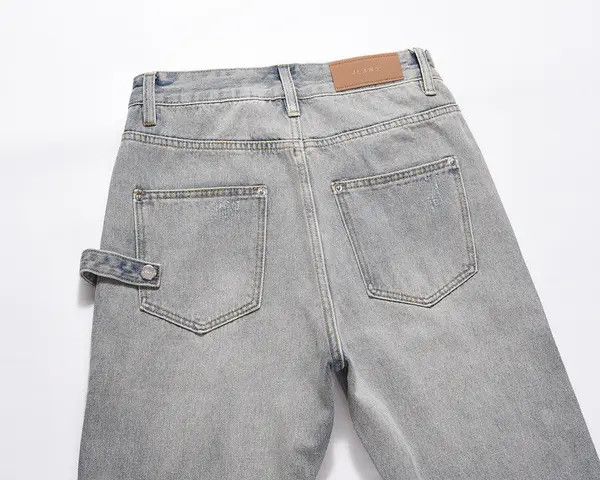 Japanese Brand VIBE High street washed distressed zipper cargo jeans y2k Size US 32 / EU 48 - 6 Thumbnail