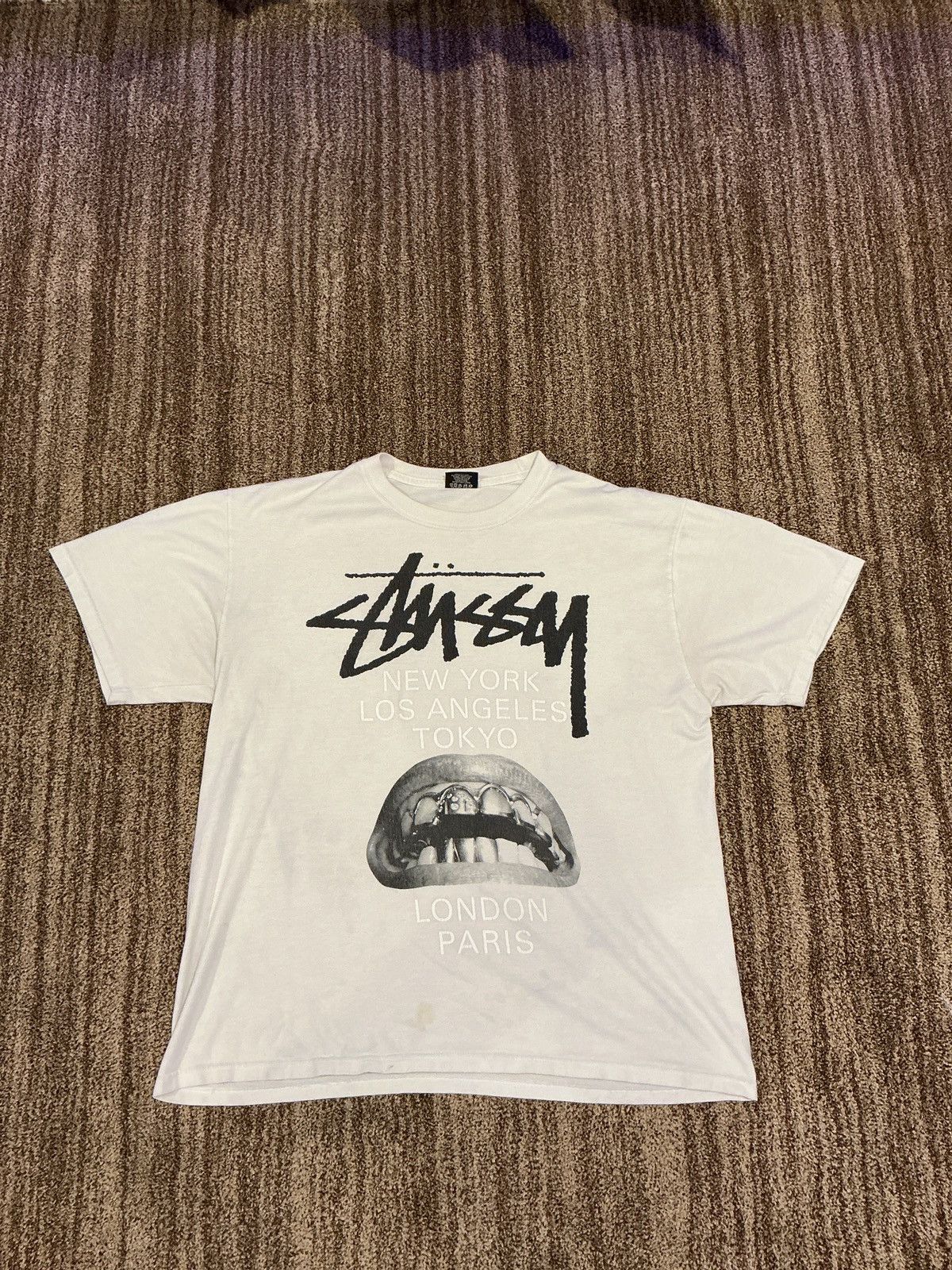 Stussy x Rick Owens 40th Anniversary tee