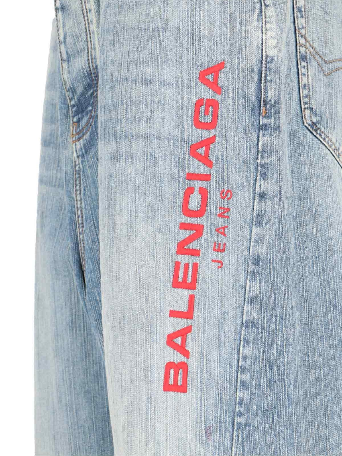 Balenciaga BALENCIAGA BAGGY PANTS IN STAINED SIZE M Size US 32 / EU 48 - 3 Thumbnail