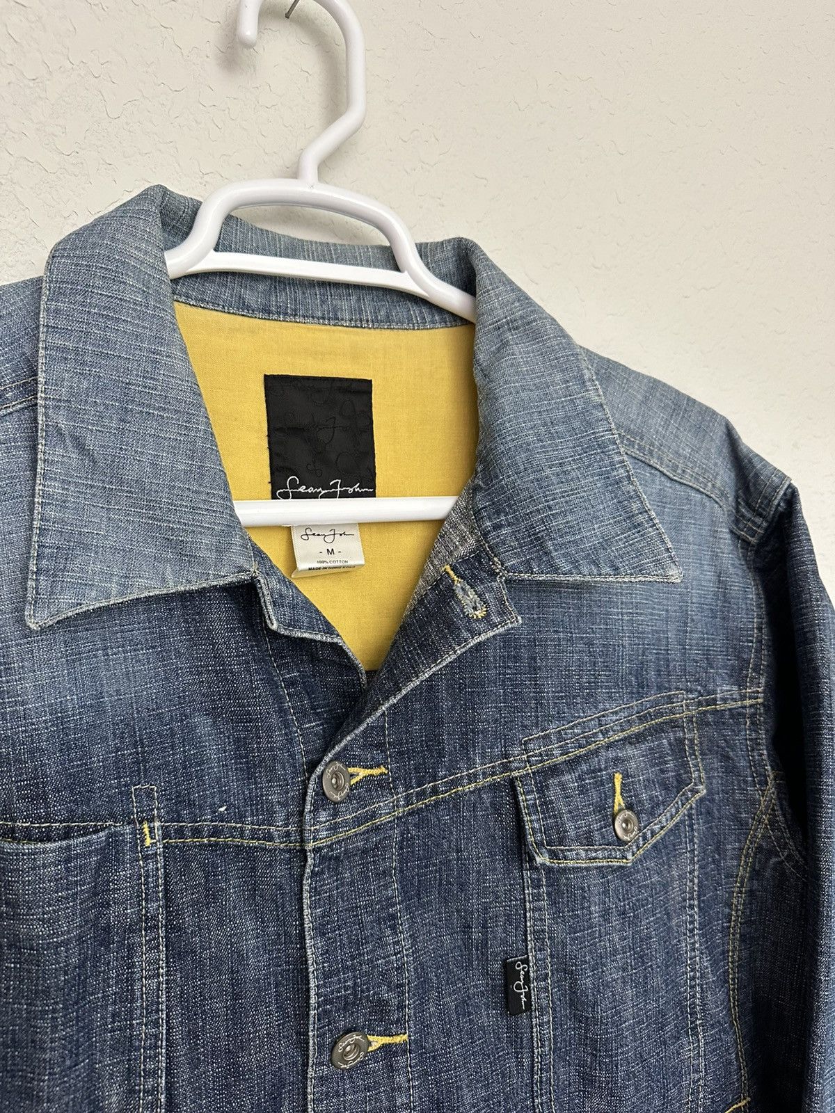 Sean John × Vintage Vintage 90s Y2K Sean Jean Denim Jacket Size US M / EU 48-50 / 2 - 10 Thumbnail