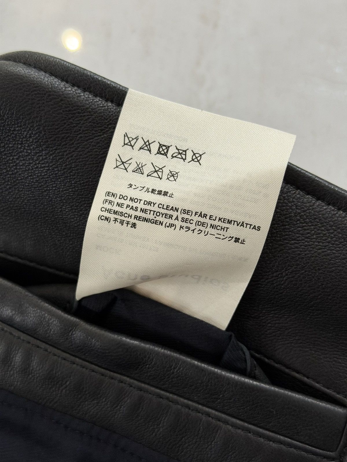 Acne Studios Acne Lamb Leather Motojacket with belt Sz.34 Size XS / US 0-2 / IT 36-38 - 6 Thumbnail