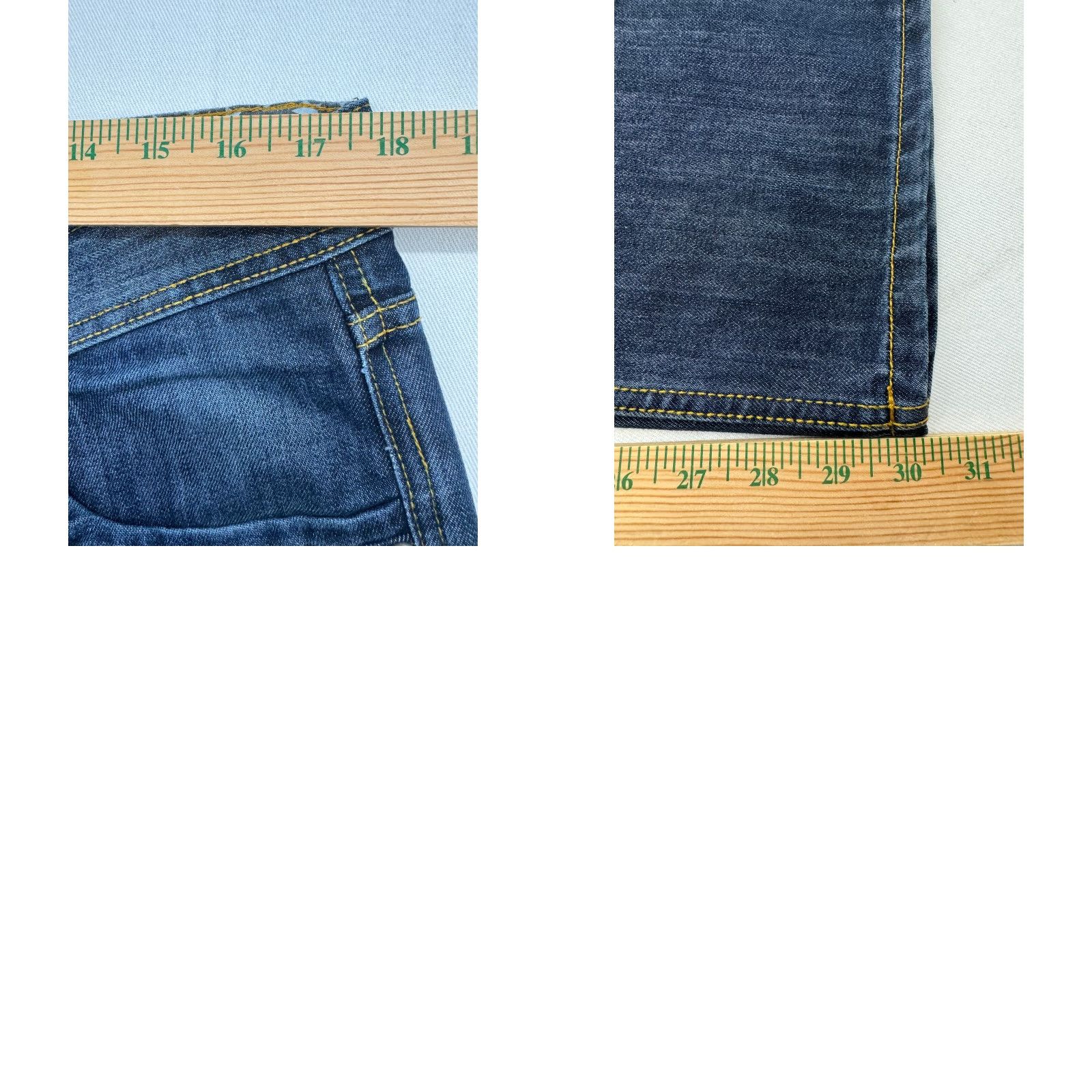 Denime Huntington Beach Club Jeans Mens 36x32 Blue Denim Jeans Straight 5-Pocket Regular Waist 36 Inseam 32 Mens Clothing Beach Theme Size US 36 / EU 52 - 8 Thumbnail