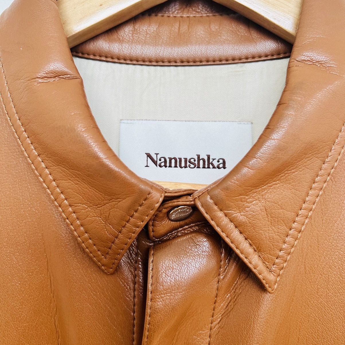 Nanushka Nanushka Okobor leather Shirt and 5-pockets Pants Size US L / EU 52-54 / 3 - 4 Thumbnail