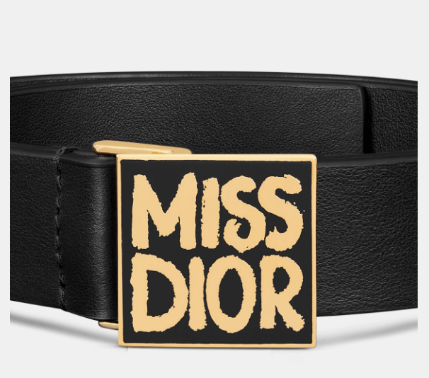 Dior o1w1db10525 Size : OS / B0598U Dior Graffiti Belt in Black Size ONE SIZE - 4 Thumbnail