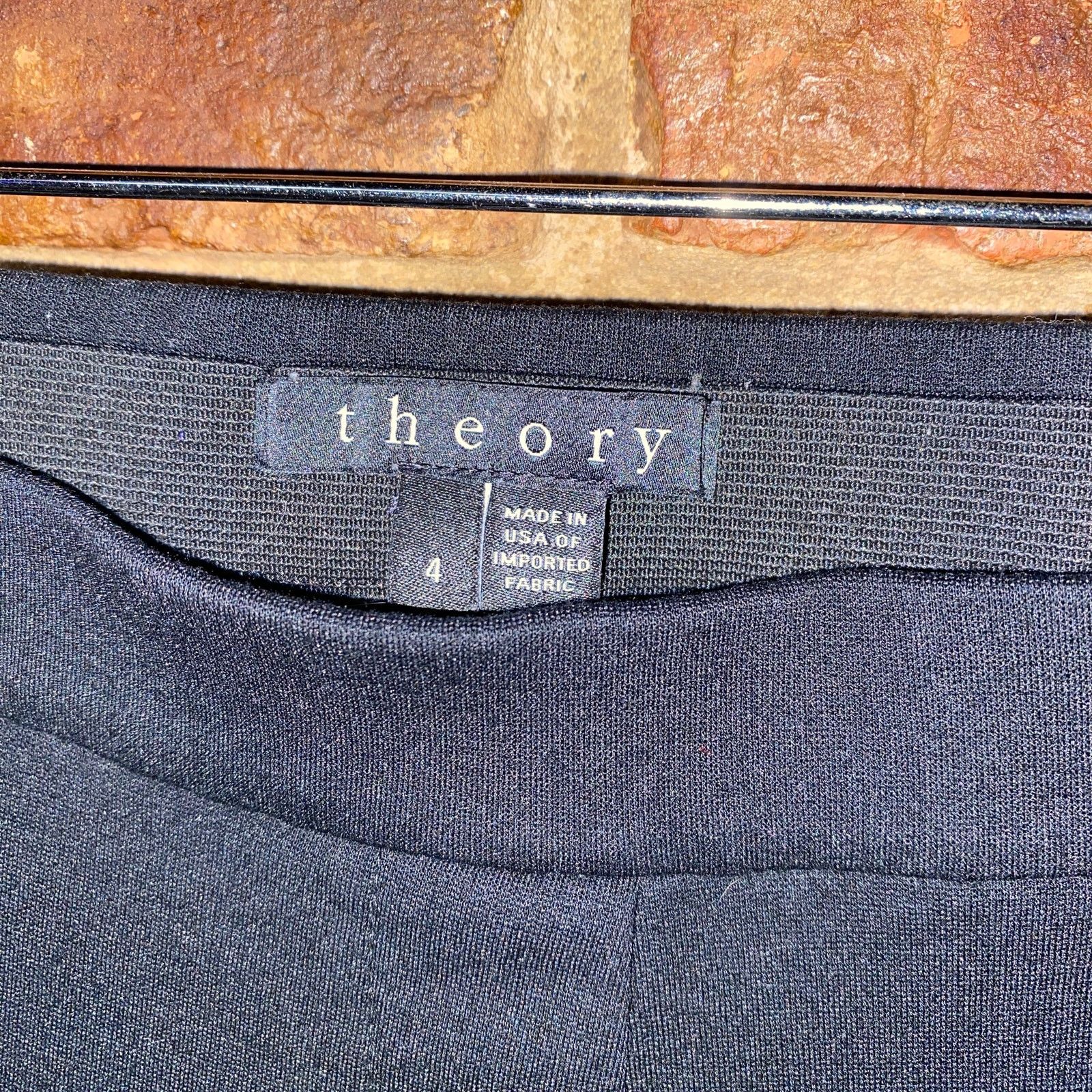 Theory Theory Black Stretch Thaniel Approach Slim Pull-On Pants 4 Size 27" / US 4 / IT 40 - 5 Thumbnail