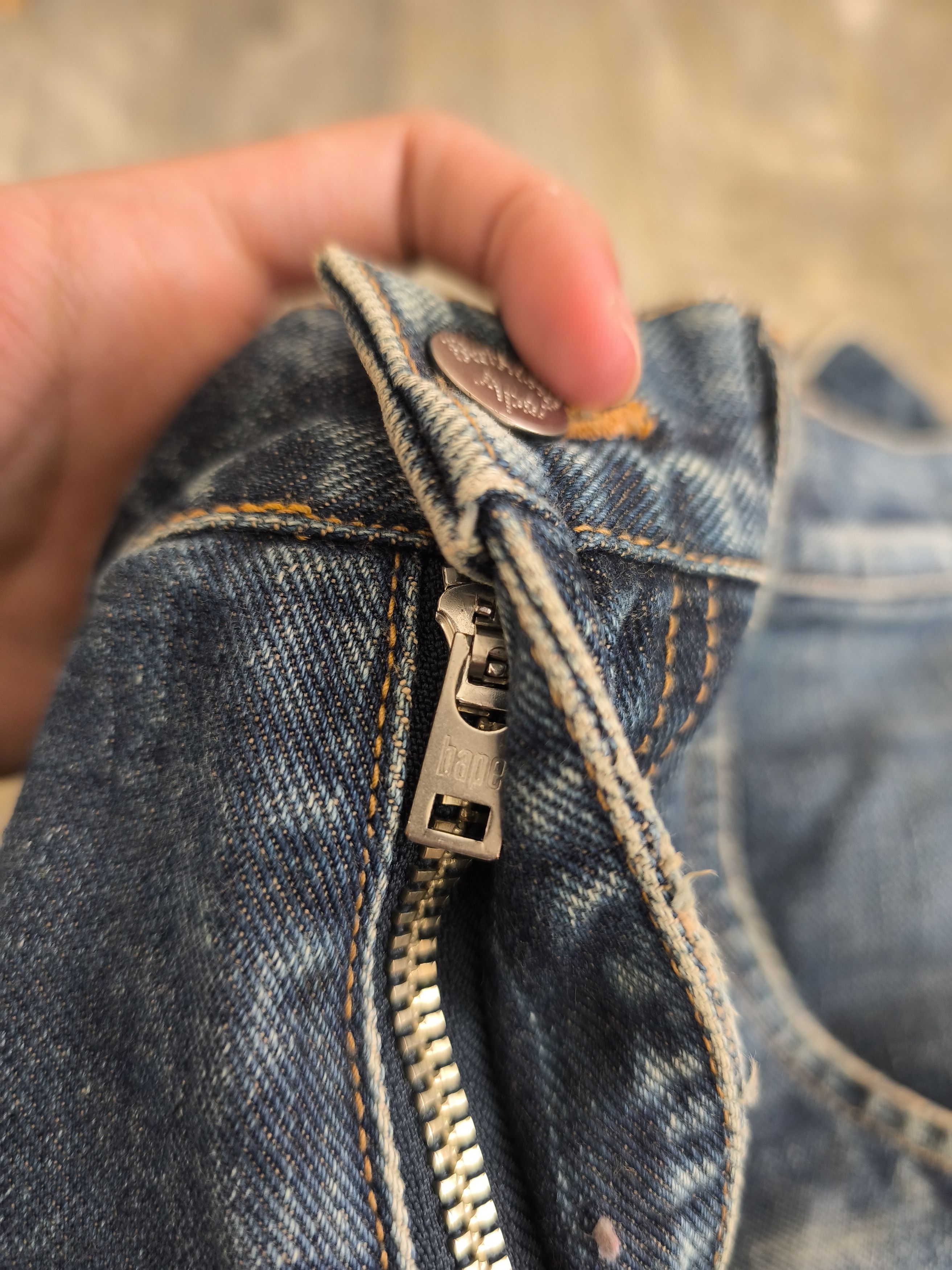Bape OG Bapesta Denim Pants Selvedge Size US 32 / EU 48 - 6 Thumbnail