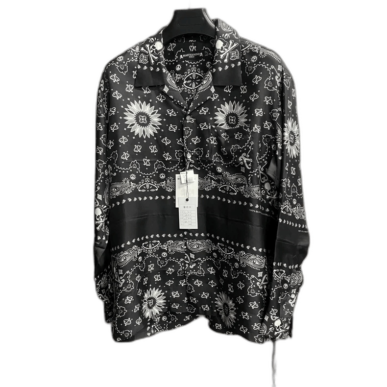 Mastermind Japan Master Mind Japan Black Floral Long Sleeve Shirt Size US S / EU 44-46 / 1 - 1 Thumbnail