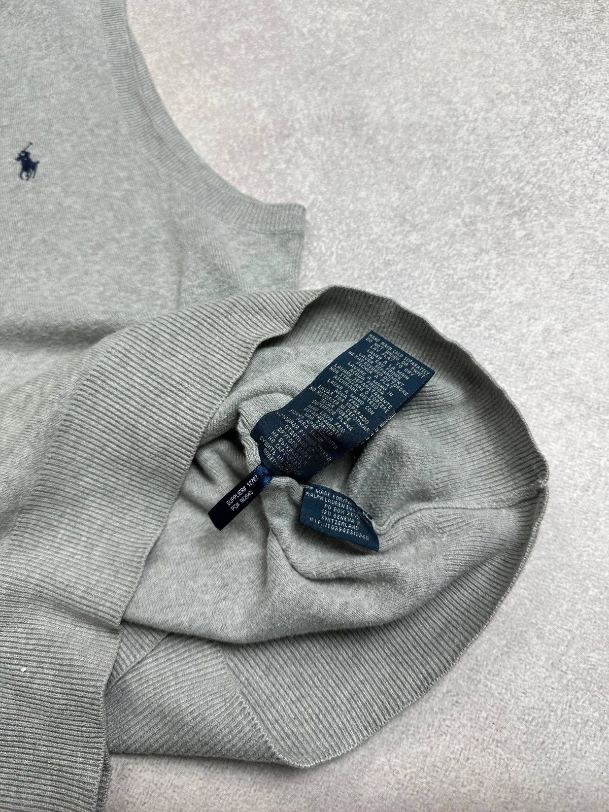 Polo Ralph Lauren Vintage Polo Ralph Lauren Knit Gray Mens Vest Old Money M Size US M / EU 48-50 / 2 - 8 Thumbnail