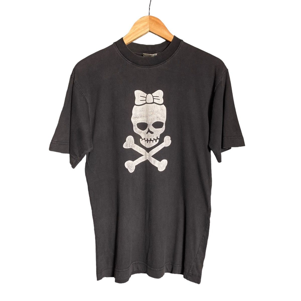 Vintage Vintage Skull Ribbon Graphic Tee Size US M / EU 48-50 / 2 - 2 Thumbnail