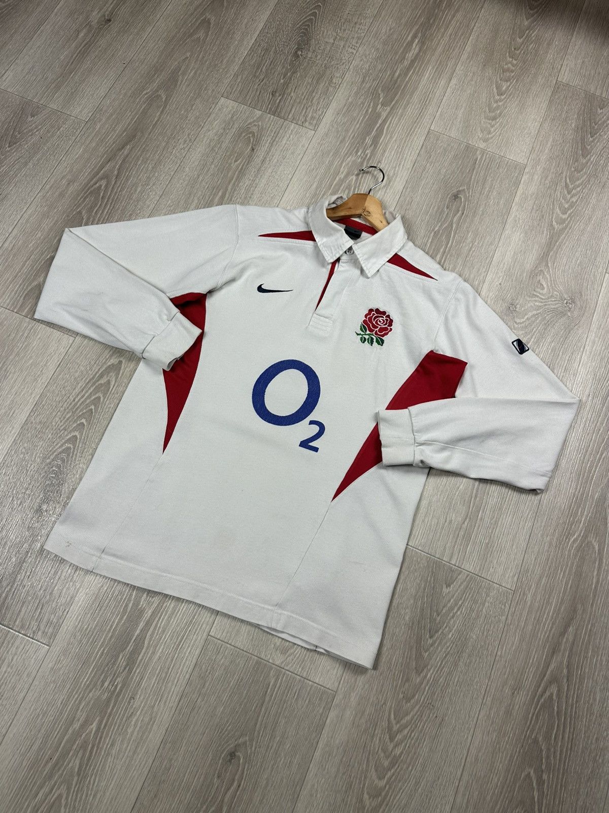 Vintage Vintage 90s Nike Rugby England World Cup Winner Jersey Size US M / EU 48-50 / 2 - 3 Thumbnail