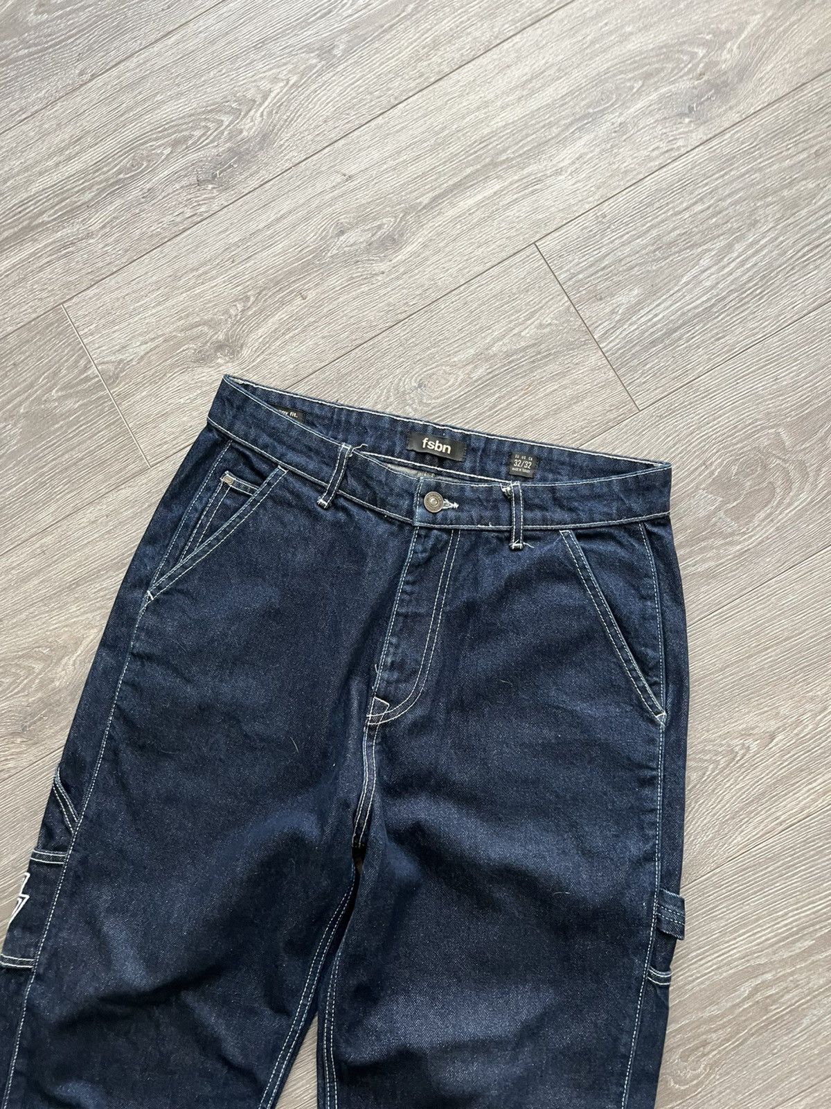 Vintage Y2K Baggy Jeans Carpenter Pants Y2K Streetwear Embroidered Size US 32 / EU 48 - 10 Thumbnail