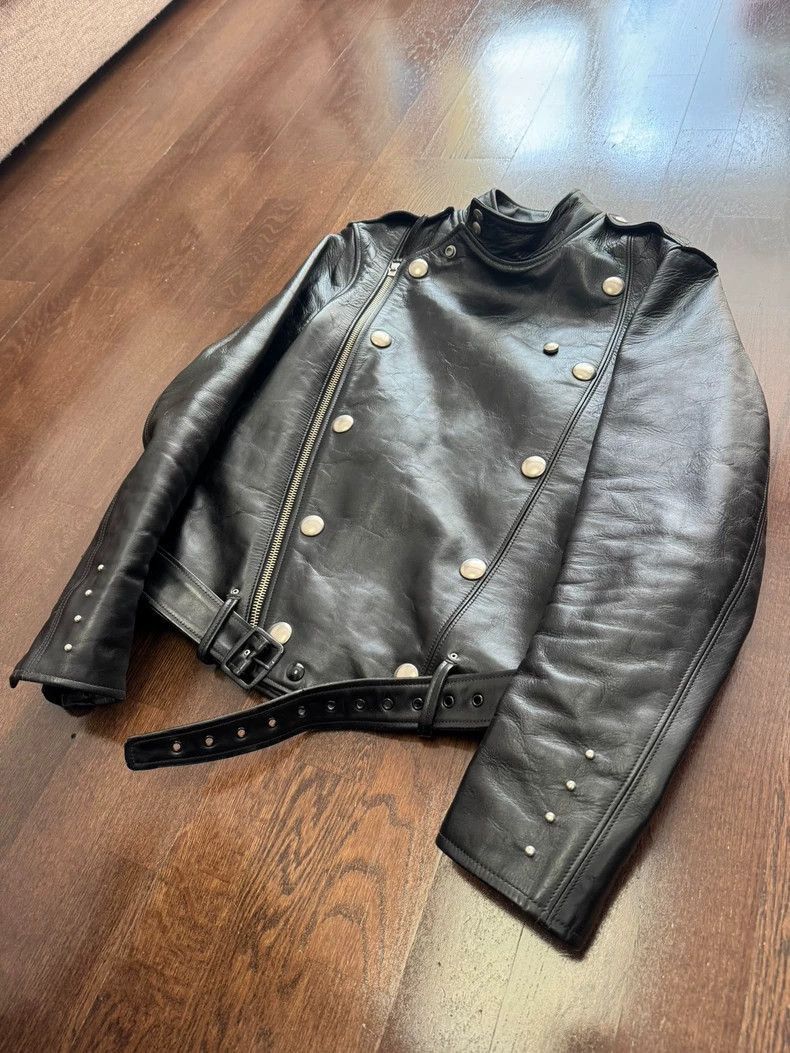 Freewheelers Freewheelers Pig milk motorcycle horse leather jacket-2506 Size US M / EU 48-50 / 2 - 3 Thumbnail