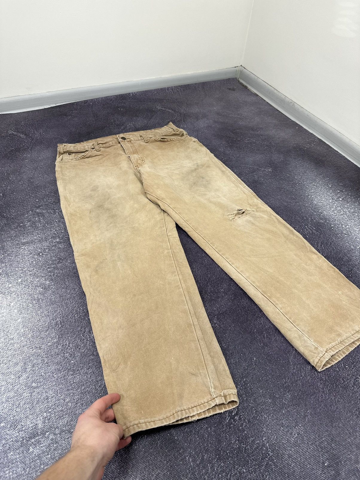 Dickies Vintage Dickies Faded Carpenter Baggy Hype Work USA Pants Size US 36 / EU 52 - 11 Thumbnail
