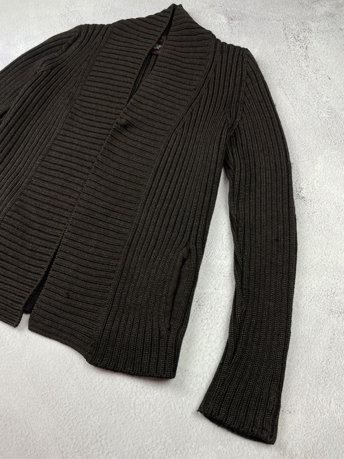 FUZZI × Jean Paul Gaultier × Vintage Vintage Jean Paul Gaultier Fuzzi Knitted Cardigan-Sweater Size M / US 6-8 / IT 42-44 - 8 Thumbnail
