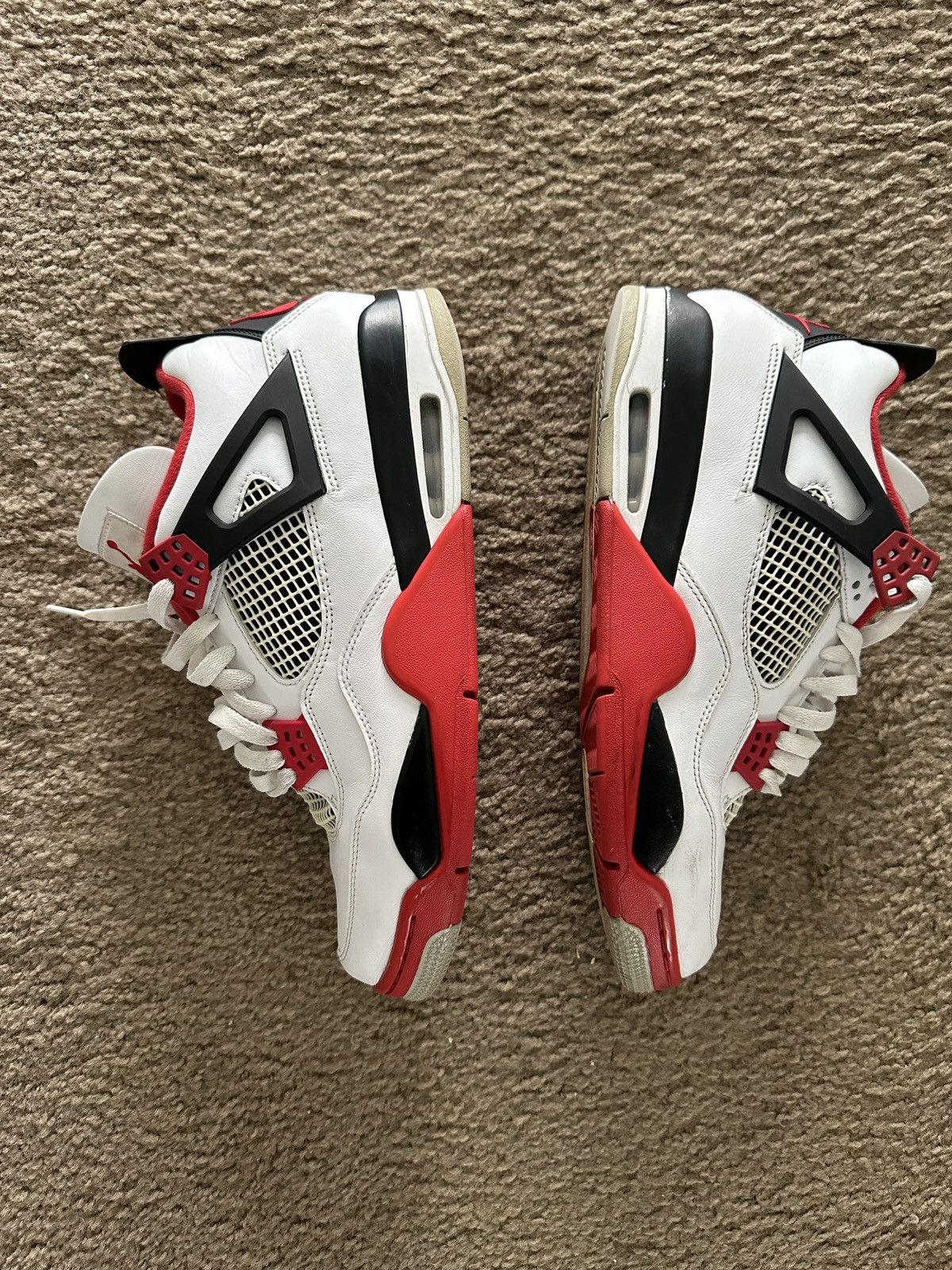 Jordan Brand × Nike Jordan 4 Retro Fire Red Size US 13 / EU 46 - 3 Thumbnail