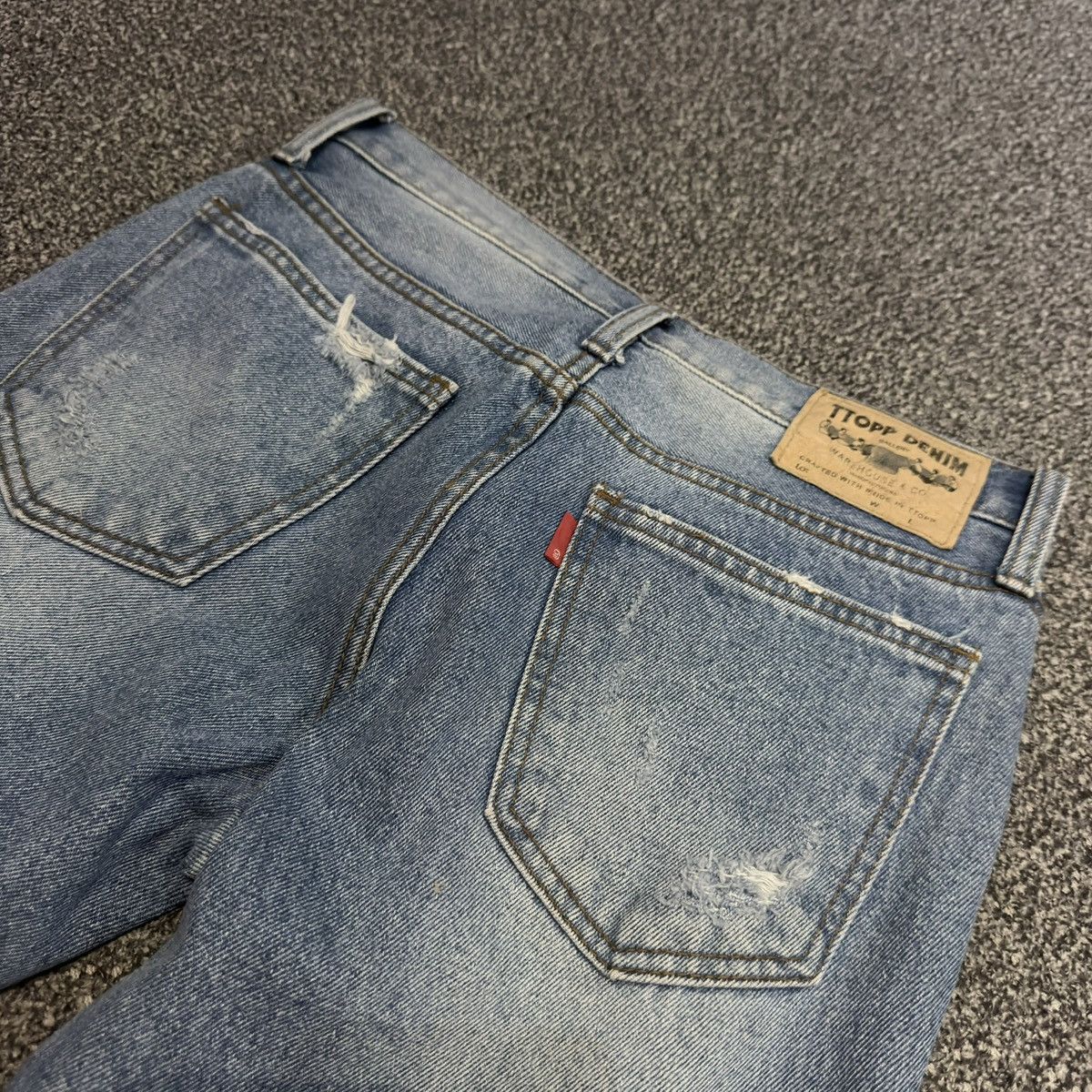 Warehouse Japanese Denim Warehouse Lady Distressed Jeans Size 28" / US 6 / IT 42 - 7 Thumbnail