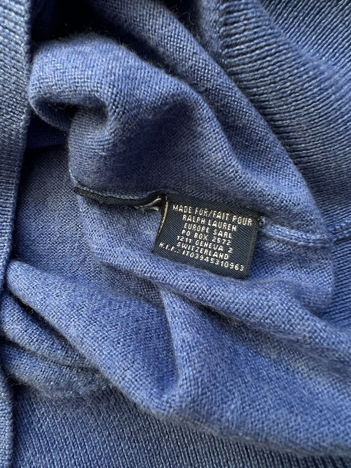 Polo Ralph Lauren × Ralph Lauren Sport × Vintage Vintage Polo Sport Ralph Lauren V-neck Knit Sweater Jumper Size S / US 4 / IT 40 - 5 Thumbnail