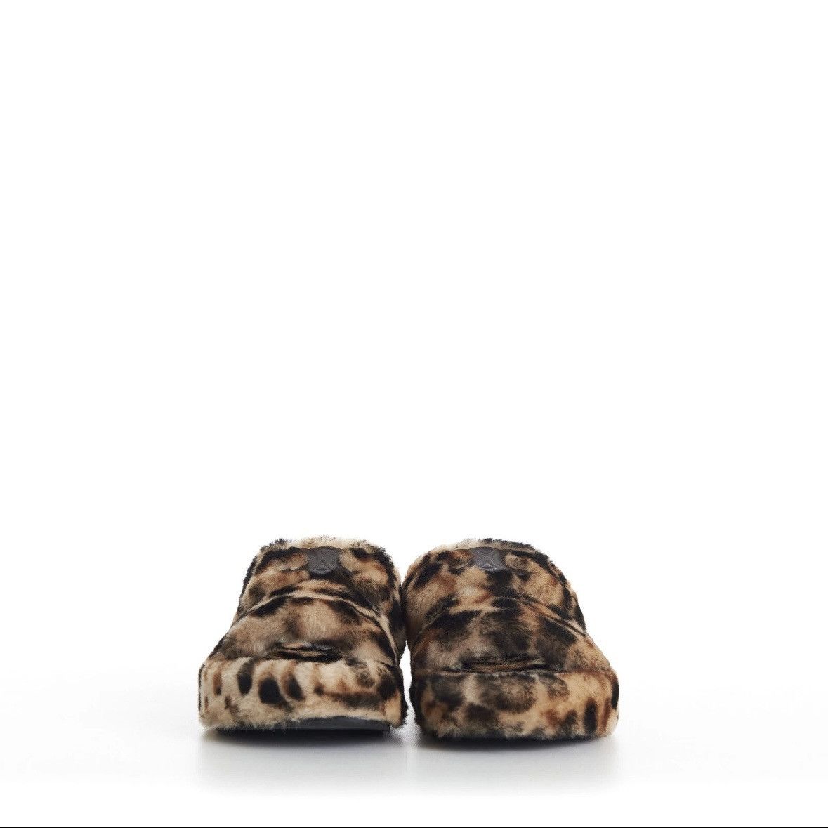 Celine Shearling Fur Slide Sandals - Leopard Pattern Size US 9.5 / IT 39.5 - 9 Thumbnail