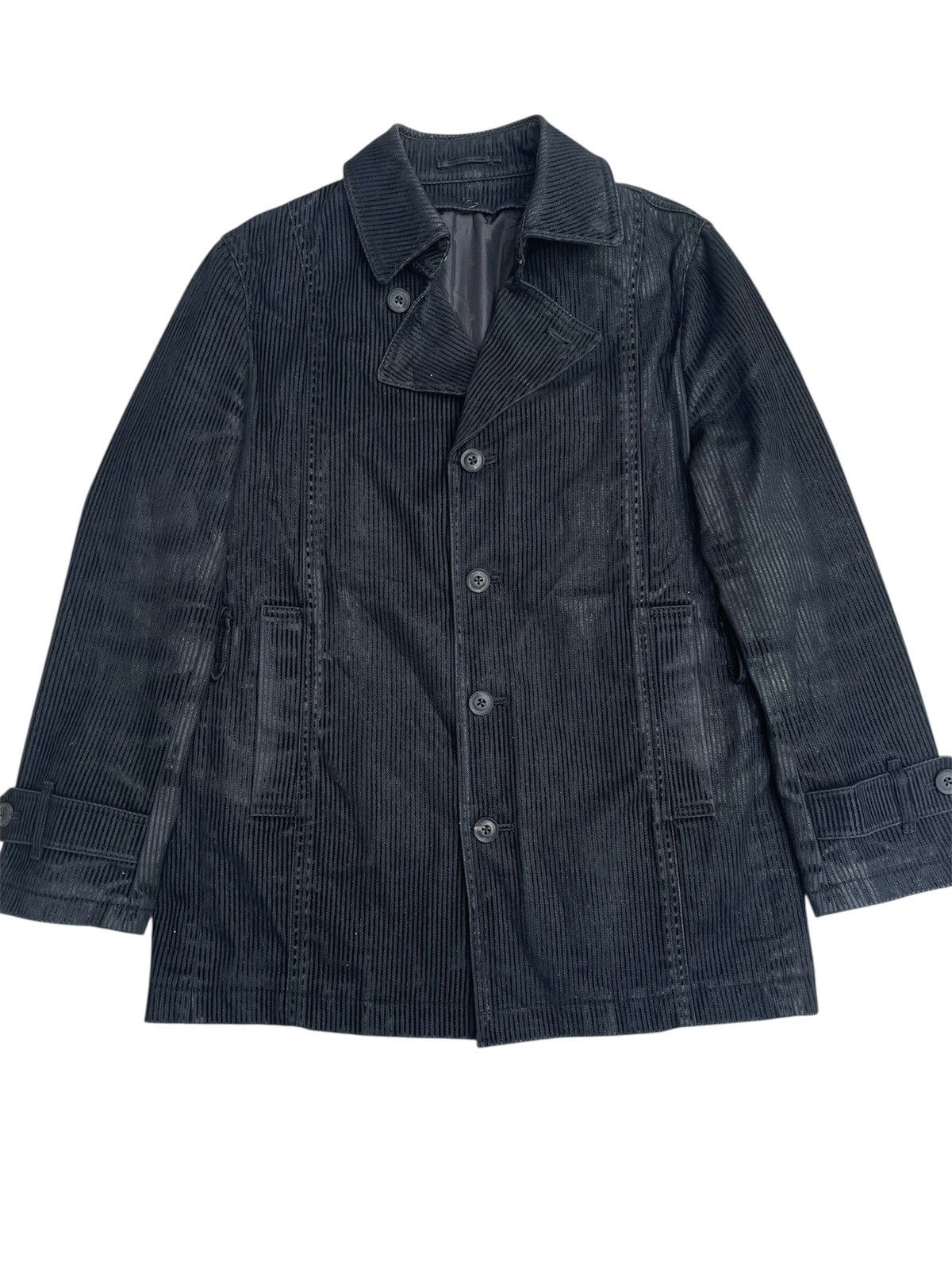 JUN MEN Japan Heavy Twill Jacket Rugged Cord Texture
