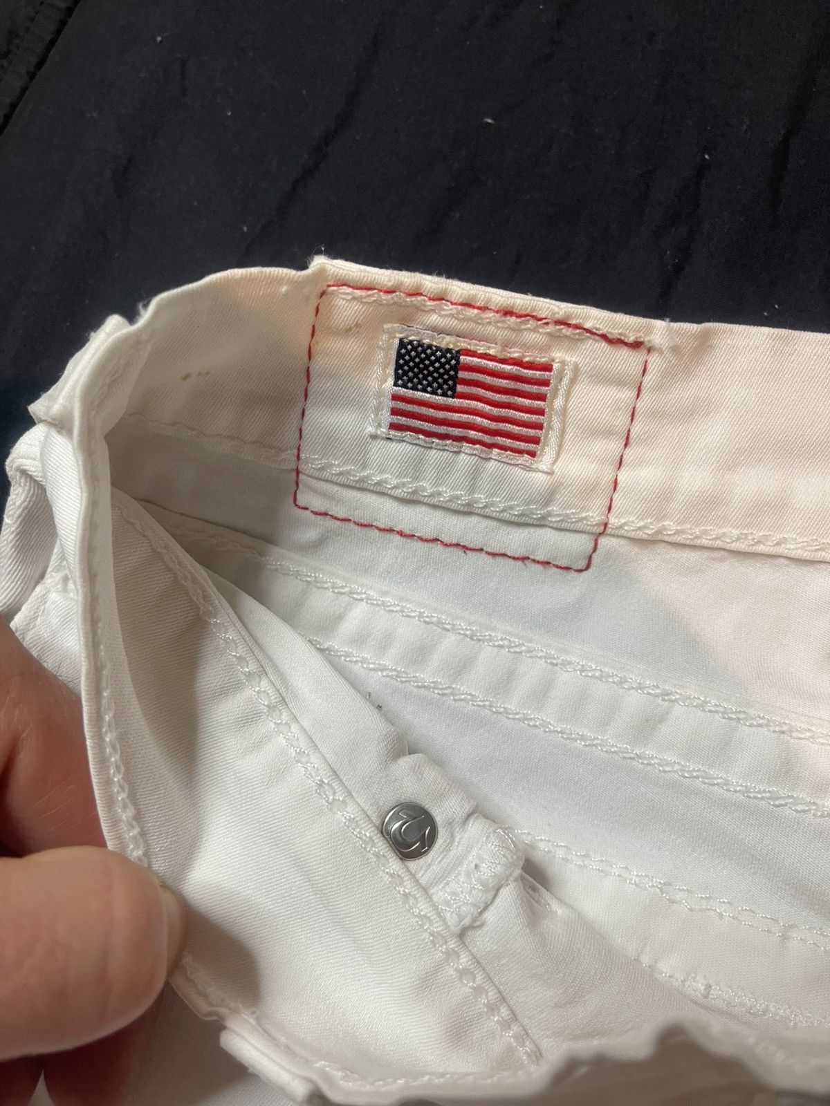 True Religion TRUE RELIGION white jeans model SERENA Size 29" - 7 Thumbnail