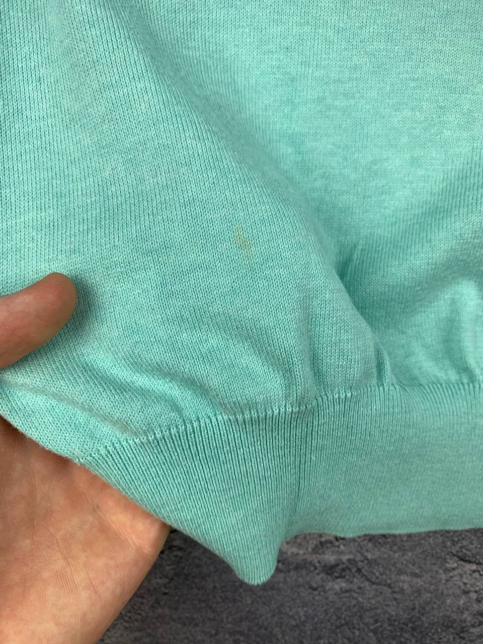 Polo Ralph Lauren Polo Ralph Lauren Cotton Sweater L Turquoise Crew Neck Jumpe Size US L / EU 52-54 / 3 - 18 Thumbnail