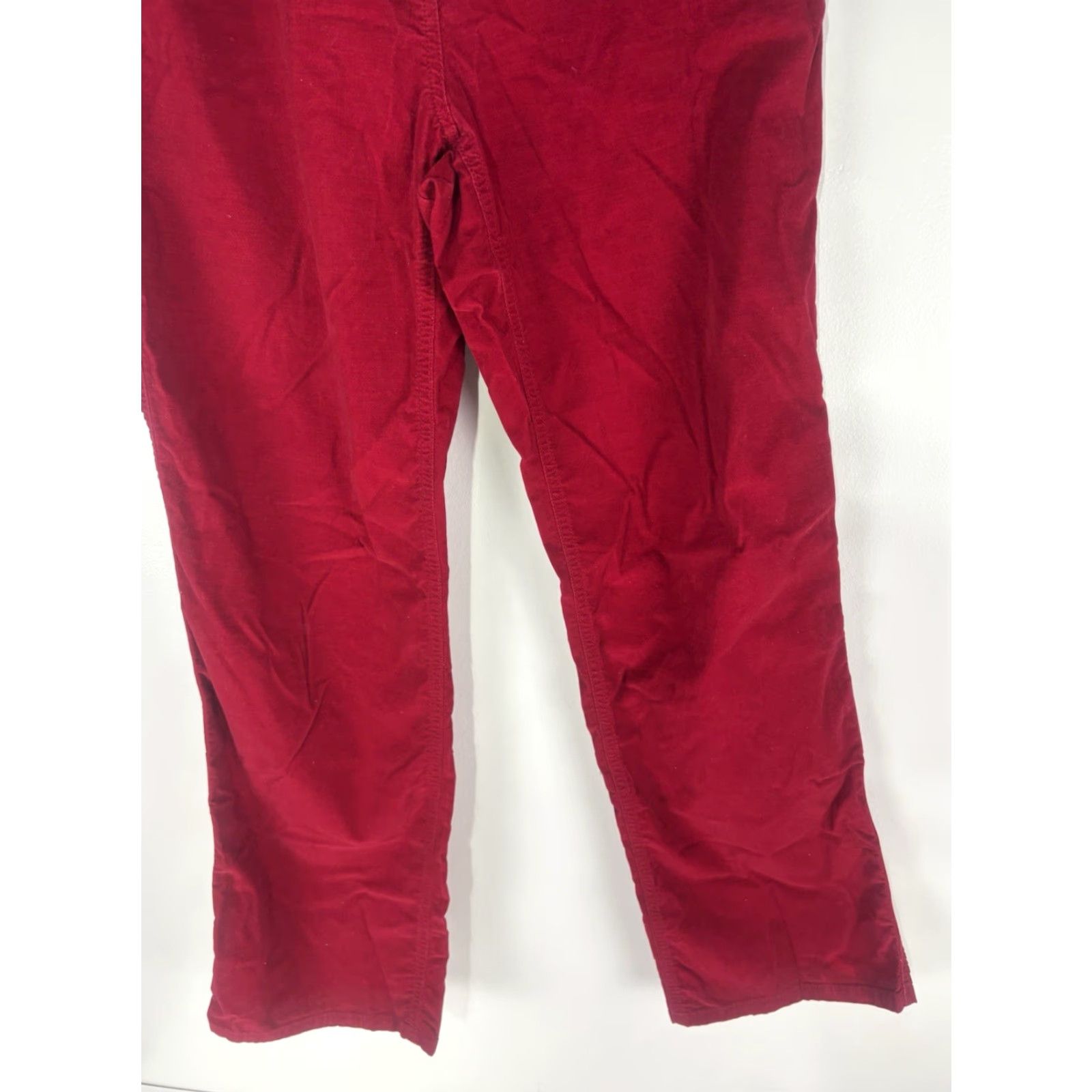 Velvet VINTAGE Clothes Women’s Red Velvet Bootcut Dress Pants Size 6 Business Casual Workwear Size 28" / US 6 / IT 42 - 3 Thumbnail