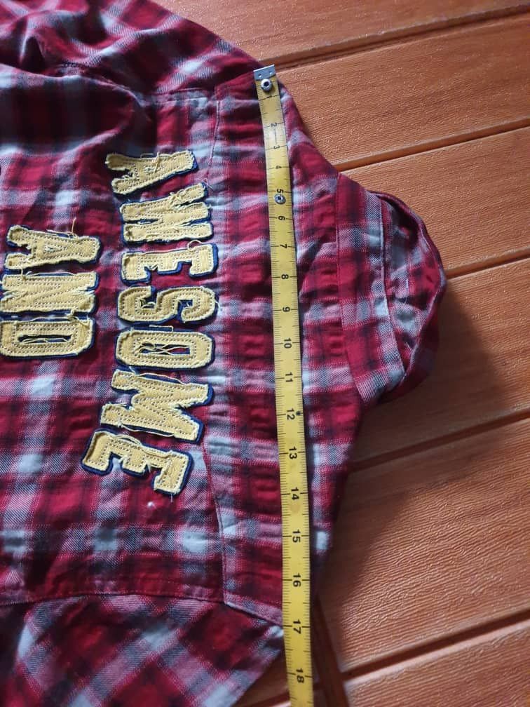 JACKROSE 🔥JACK ROSE Checkered Red Western Shirt Size US M / EU 48-50 / 2 - 11 Thumbnail