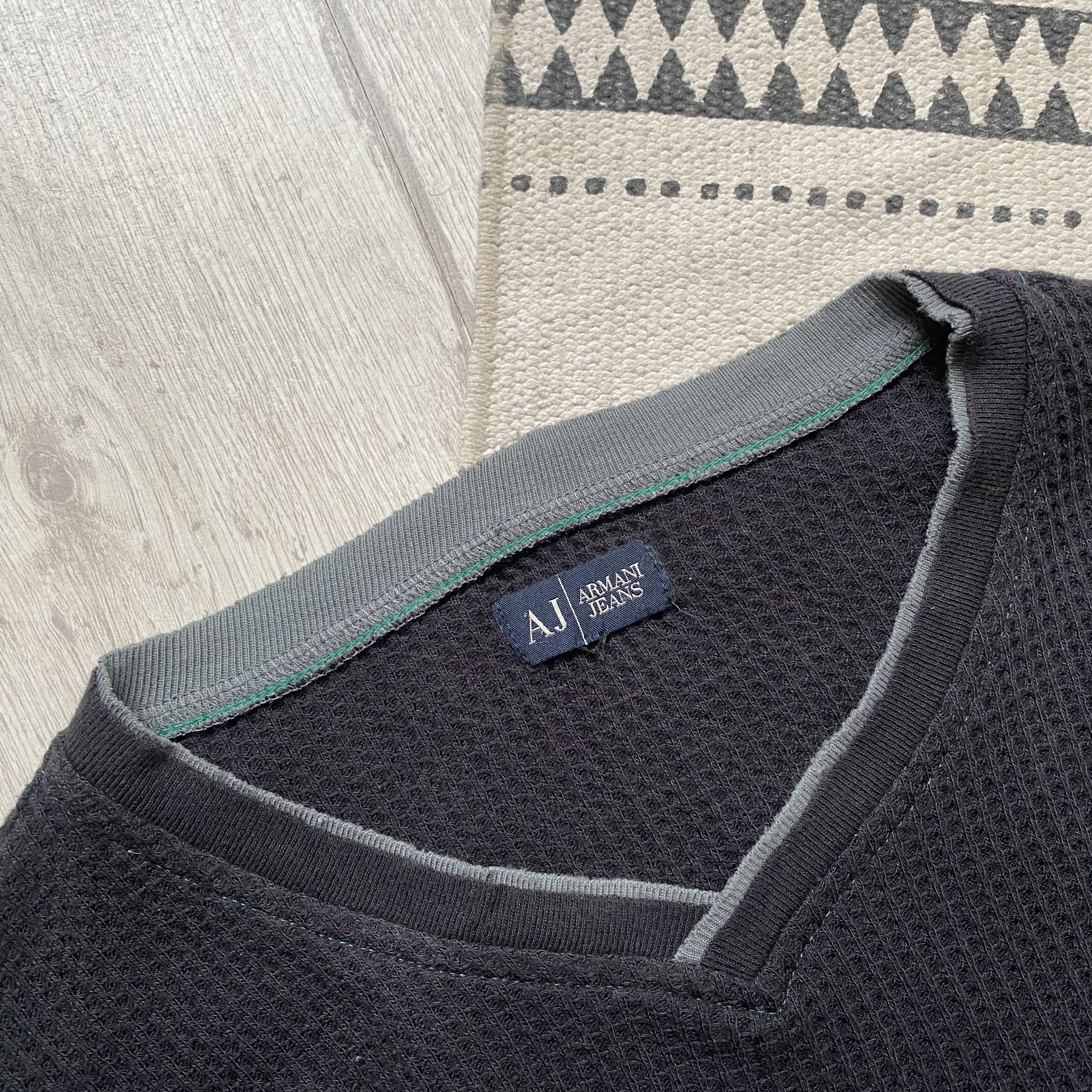 Armani 🔥Vintage 2000s Armani jeans long sleeve Avant-garde opium Size US M / EU 48-50 / 2 - 4 Thumbnail