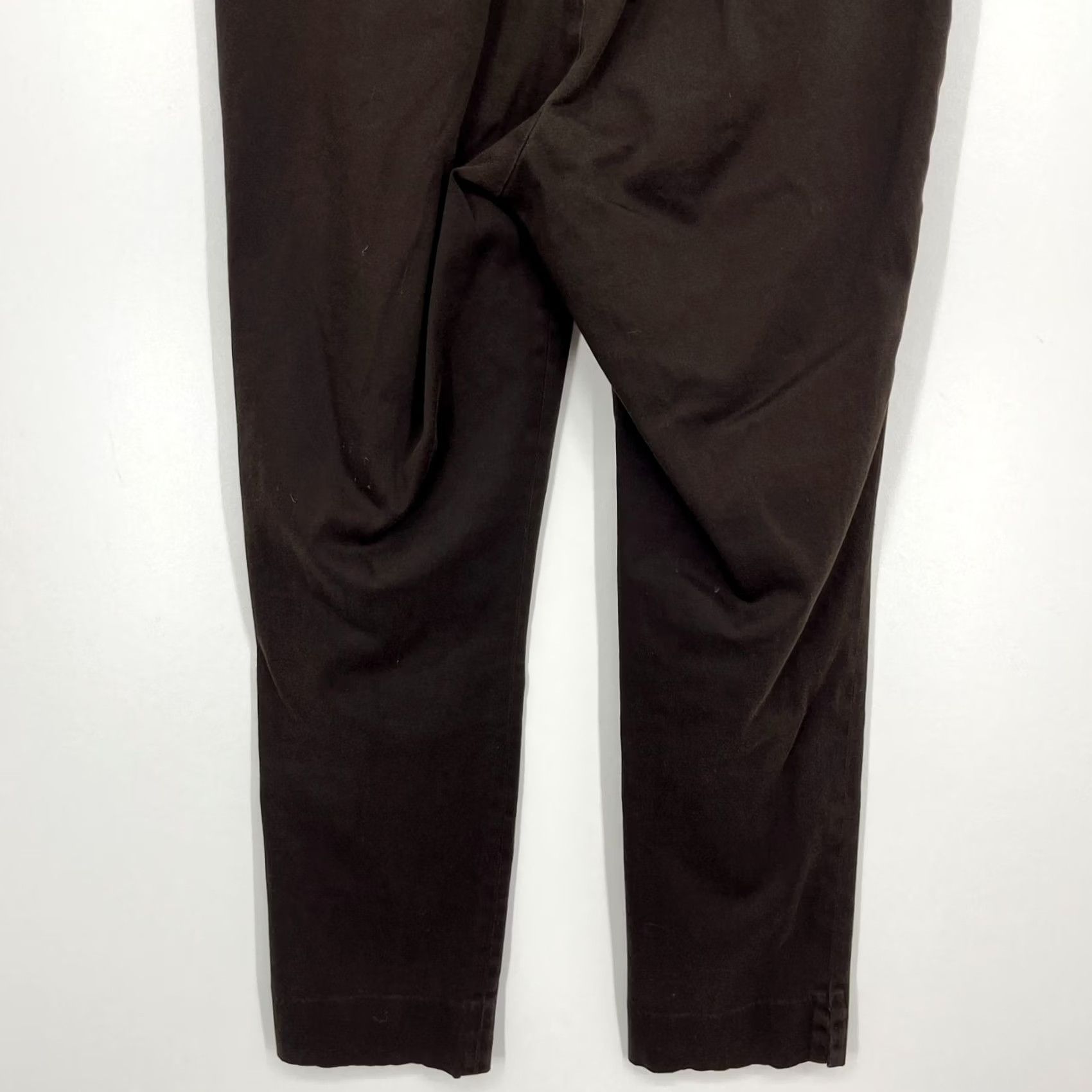 Ralph Lauren Lauren Ralph Lauren Pants Women's Size 6 Brown Cotton Blend Solid Side Zip Size 28" / US 6 / IT 42 - 7 Thumbnail