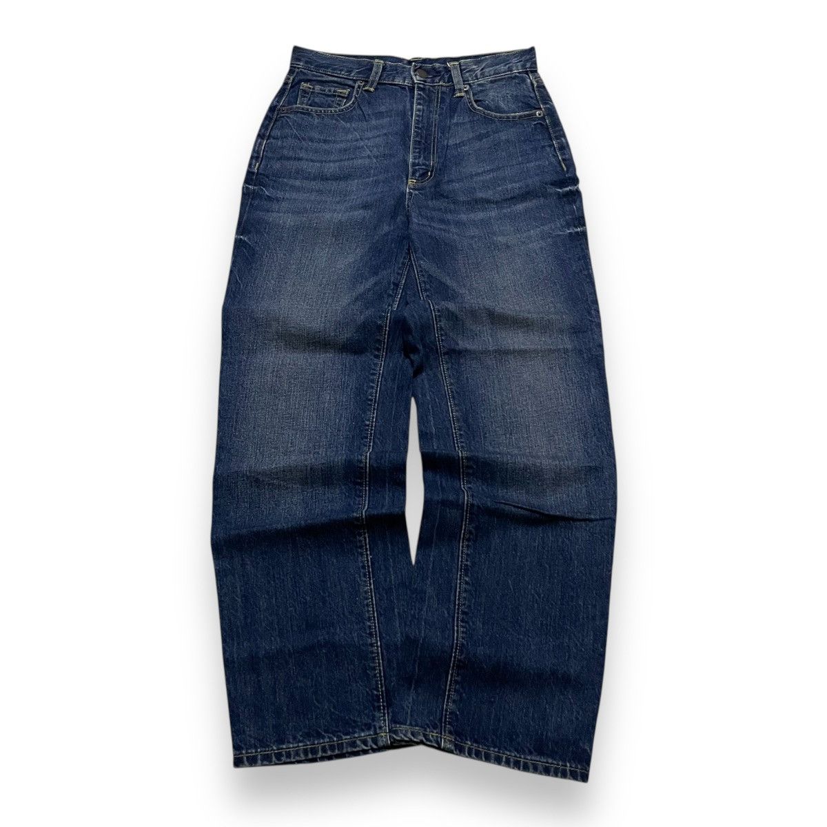 Japanese Brand ORIGINAL JAPANES GU DENIM LOOSE STRAIGHTCUT (28×39) Size US 28 / EU 44 - 2 Thumbnail