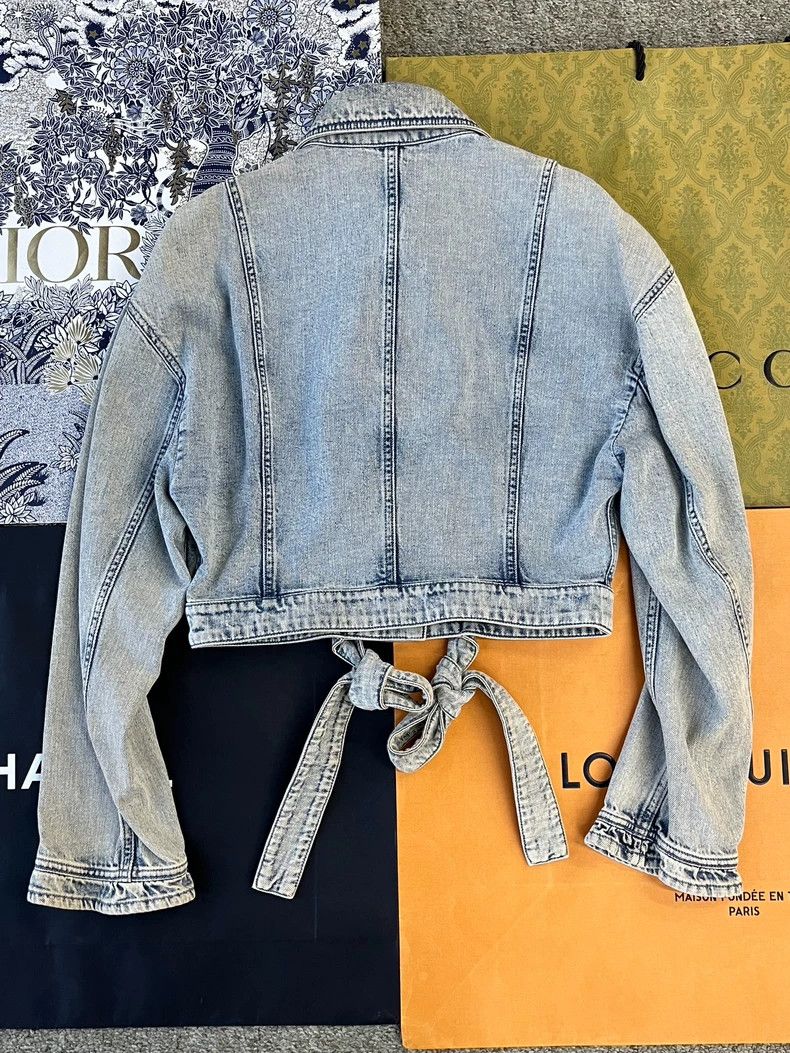 Chanel Chanel Make an old short denim jacket Size XXS / US 00 / IT 34 - 3 Thumbnail