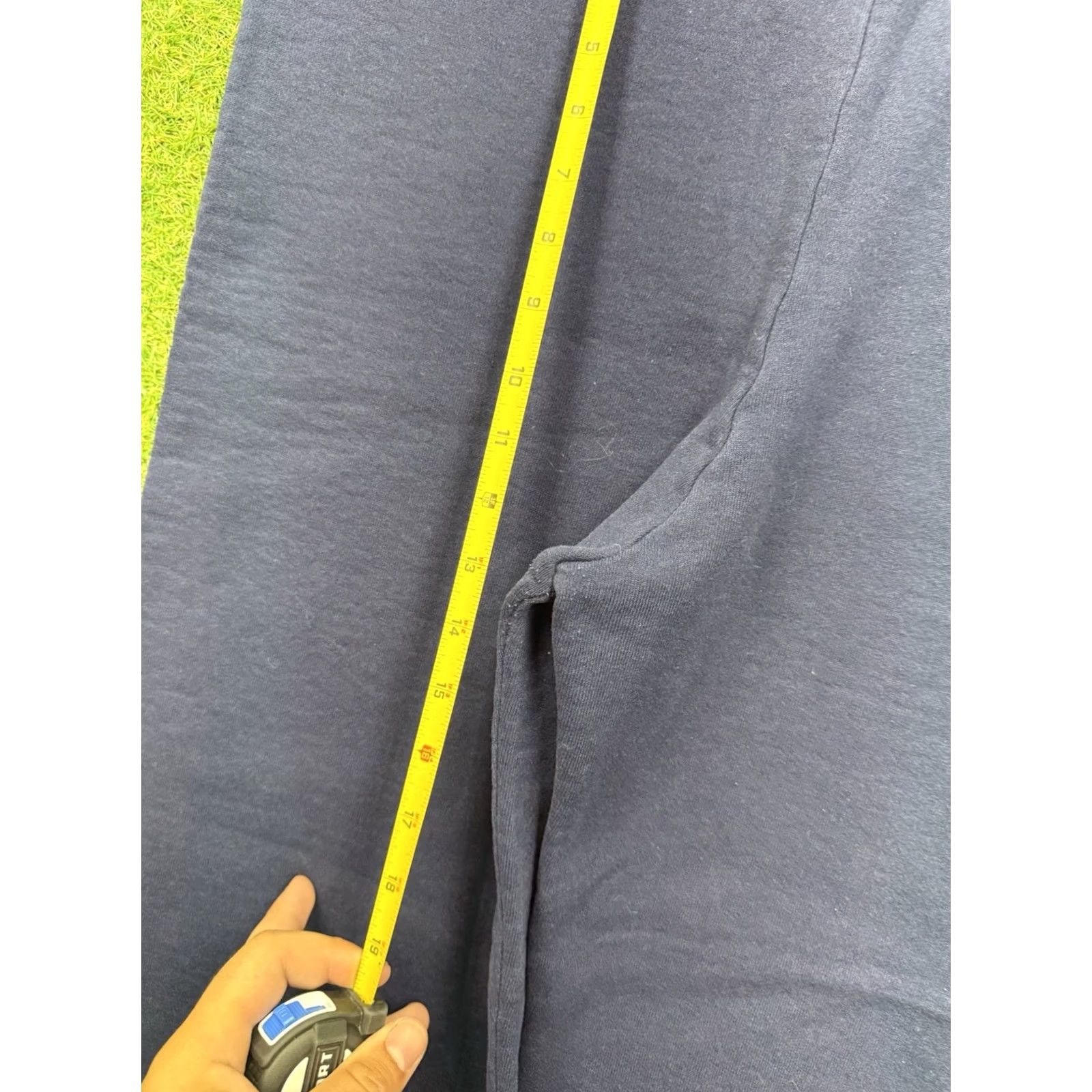 Russell Athletic VINTAGE Russell Athletic Sweatpants Mens L Blue Drawstring Cuffed Jogger Pants Size US 33 - 7 Thumbnail