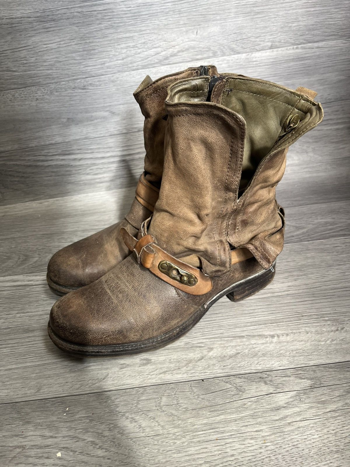 A.S.98 A.S.98 burnished leather, guidi,kimrii ,14th addiction Size US 8 / EU 41 - 2 Thumbnail