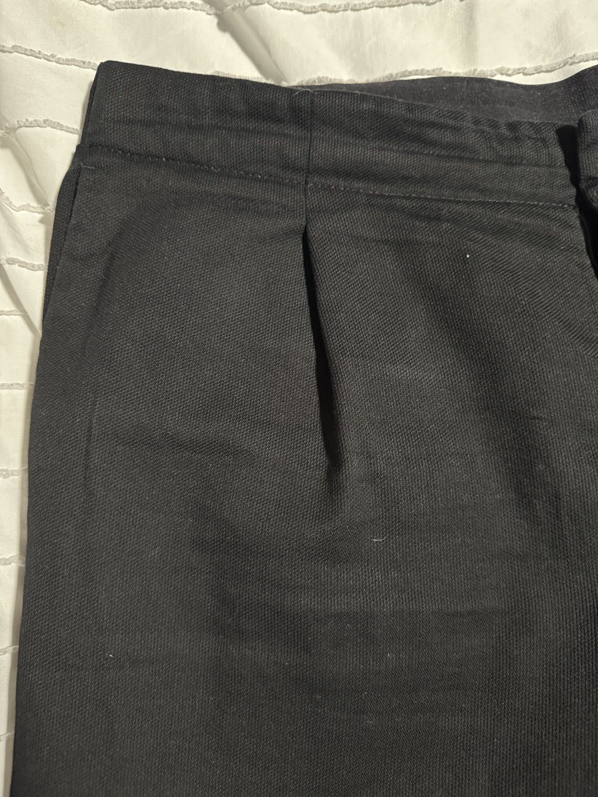 Giorgio Armani Giorgio Armani black pleated pants Size US 34 / EU 50 - 1 Thumbnail