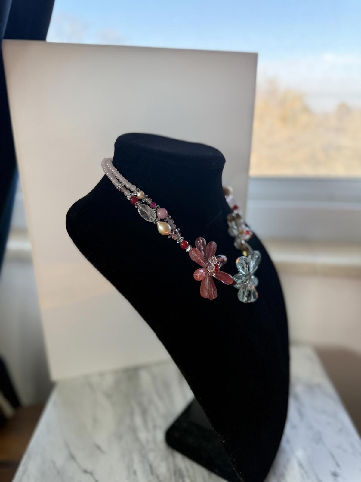 Handmade Nakamoi Statement Floral Necklace Size ONE SIZE - 3 Thumbnail