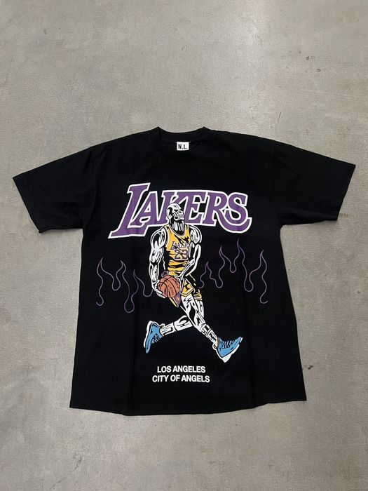 Warren Lotas x NBA Los Angeles Lakers LeBron James Hoodie Sz. L