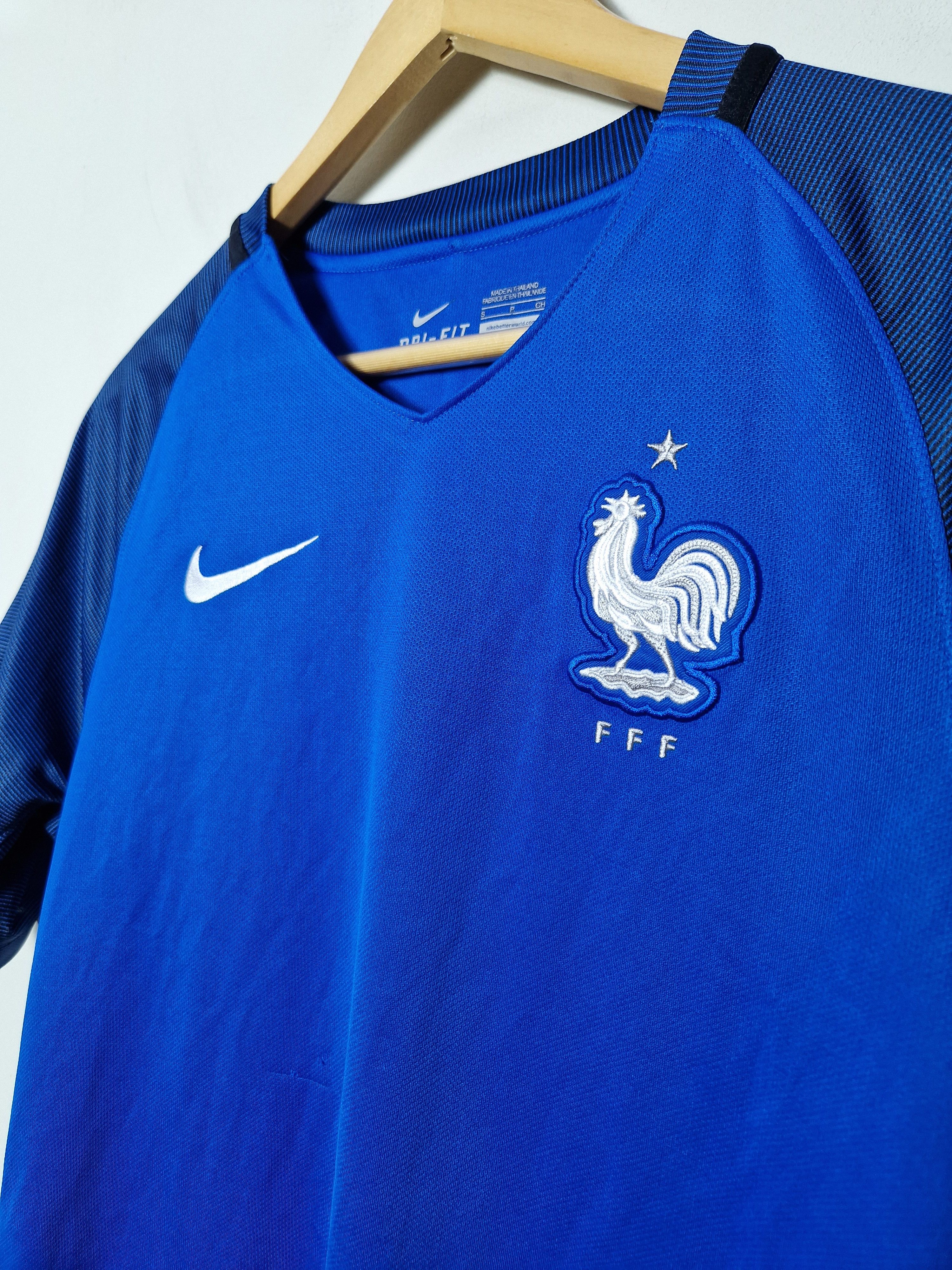 Nike Nike FRANCE 2016/17 L Home Football Shirt Soccer Jersey FFF Size US S / EU 44-46 / 1 - 3 Thumbnail