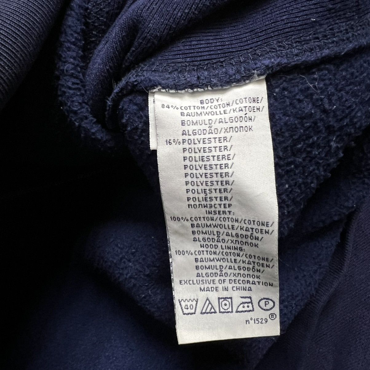 Polo Ralph Lauren × Ralph Lauren × Vintage Vintage Polo Ralph Lauren Hoodie y2k navy Size US M / EU 48-50 / 2 - 18 Thumbnail