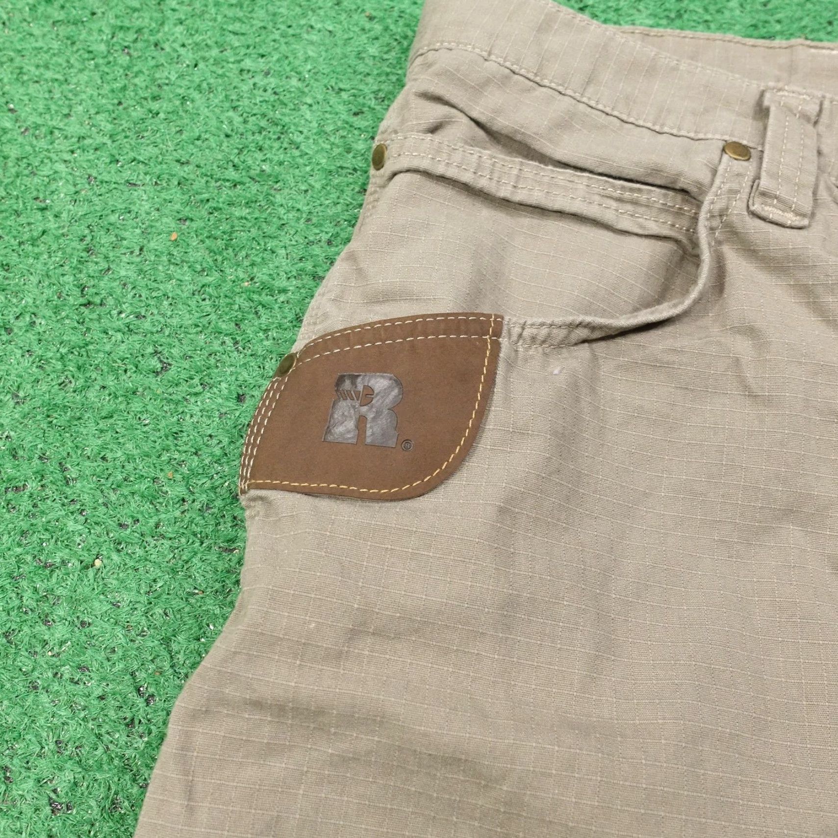 Wrangler Wrangler Riggs Workwear Shorts Mens 42 Khaki Beige Ripstop Cargo Work Size US 40 / EU 56 - 3 Thumbnail