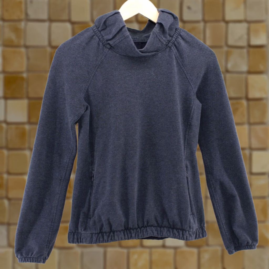 Lululemon Lululemon Women's After All Pullover Sweatshirt Heathered Gray Zip Pockets Sz 2 Size XS / US 0-2 / IT 36-38 - 1 Thumbnail