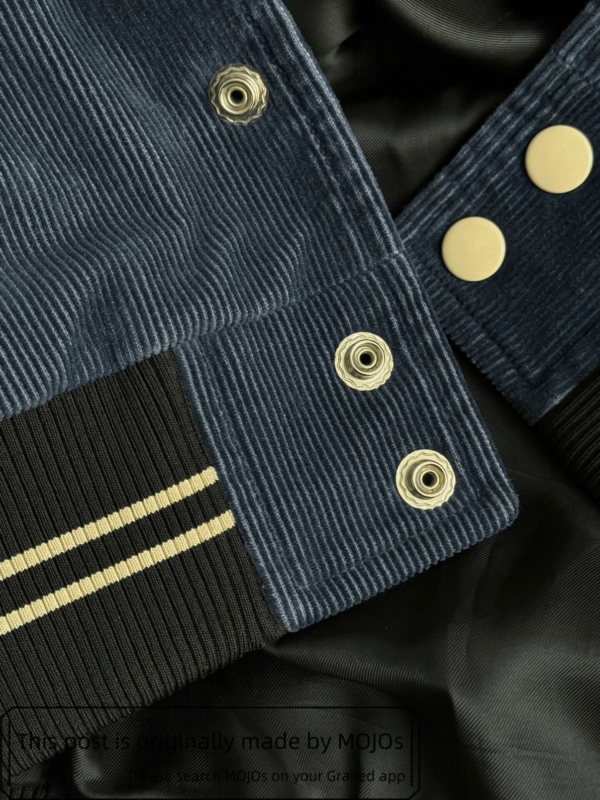 Celine Sz 52 Celine 20SS Curduroy Navy Teddy Jacket mojos061226 Size US L / EU 52-54 / 3 - 4 Thumbnail