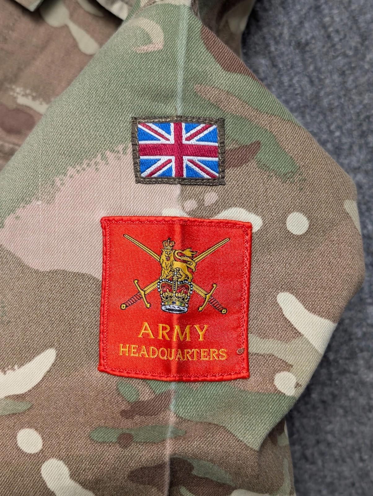Under Armour British Army MTP Barracks Shirt 'Army HQ' - Medium Size ONE SIZE - 7 Thumbnail