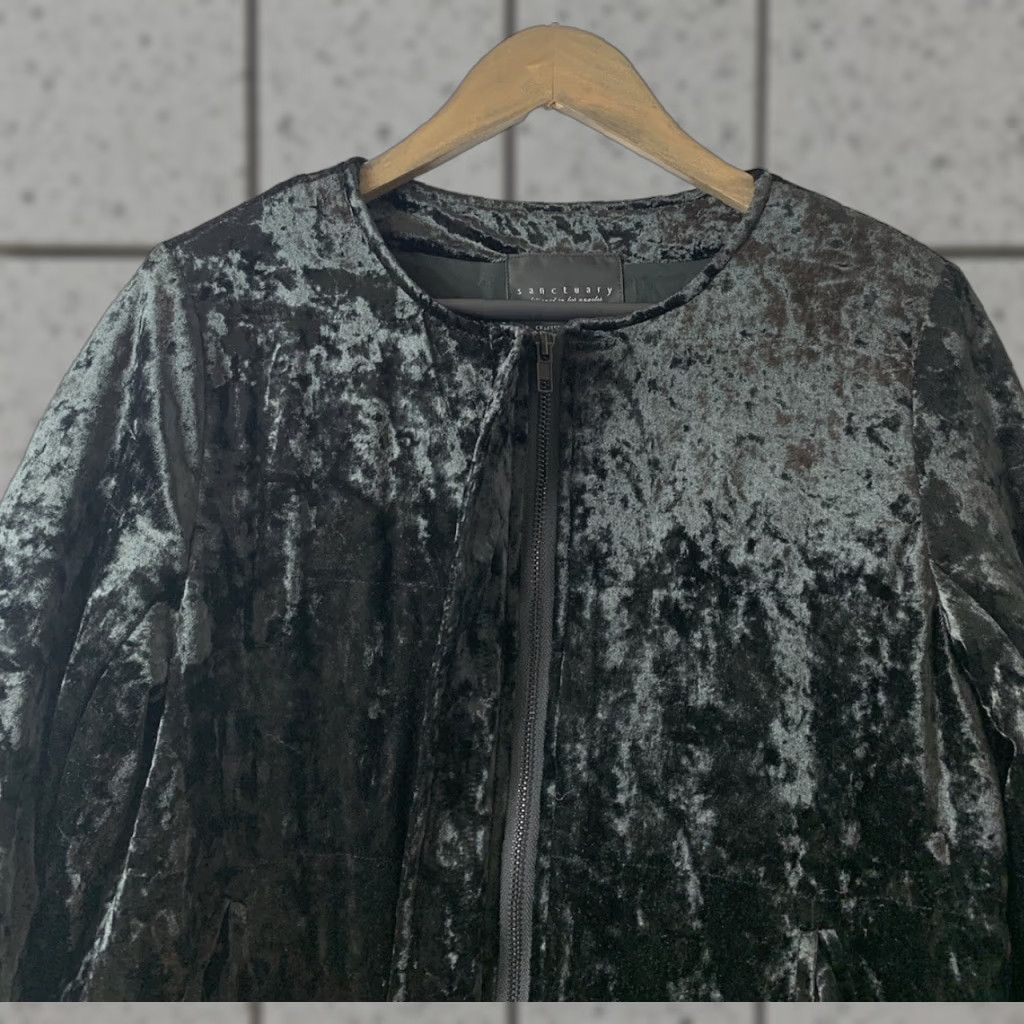 Sanctuary Sanctuary Los Angeles Velvet Black Jacket Size Small Womens Size S / US 4 / IT 40 - 1 Thumbnail